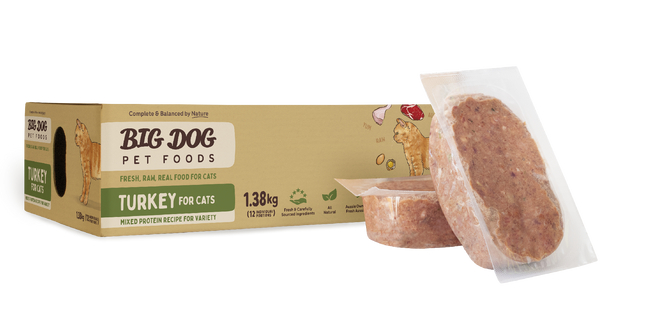 Big Dog - Turkey for Cats (1.38kg)