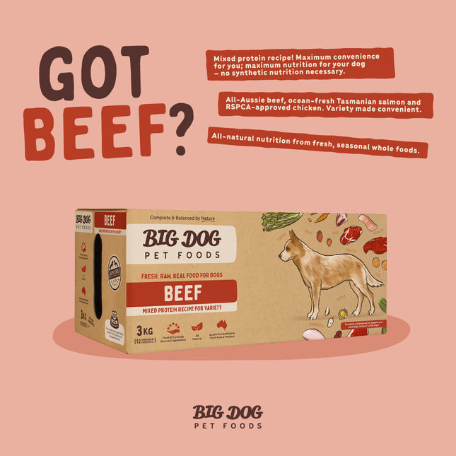 Big Dog - Beef for Dogs (3kg)
