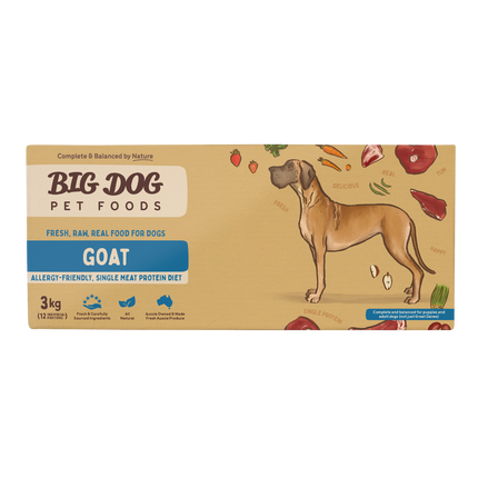 Big Dog - Allergy Friendly Goat for Dogs (3kg)