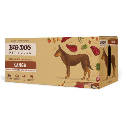 Big Dog - Allergy Friendly Kangaroo for Dogs (3kg)
