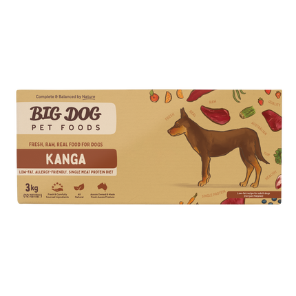 Big Dog - Allergy Friendly Kangaroo for Dogs (3kg)