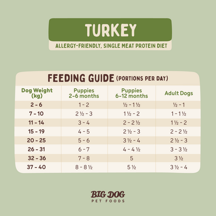 Big Dog - Allergy Friendly Turkey for Dogs (3kg)