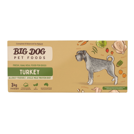 Big Dog - Allergy Friendly Turkey for Dogs (3kg)