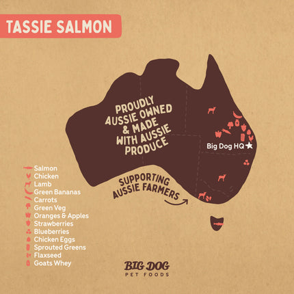 Big Dog - Tasmania Salmon for Dogs (3kg)
