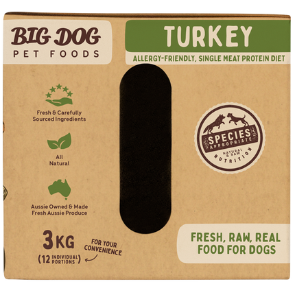 Big Dog - Turkey Allergy for Dogs (3kg)