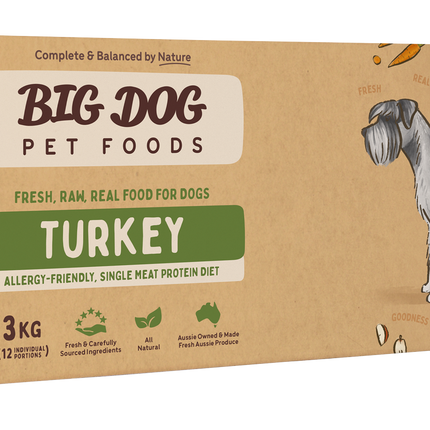 Big Dog - Turkey Allergy for Dogs (3kg)