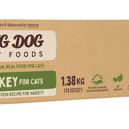 Big Dog - Turkey for Cats (1.38kg)