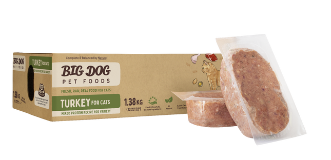 Big Dog - Turkey for Cats (1.38kg)