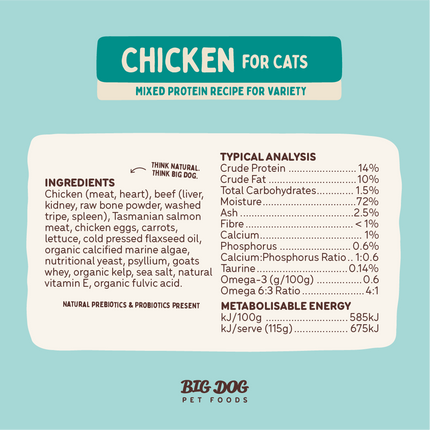 Big Dog - Chicken for Cats (1.38kg)
