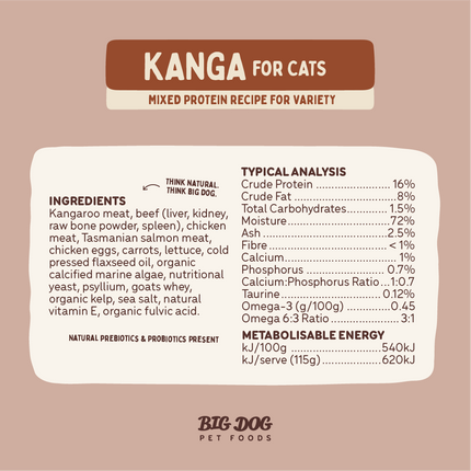 Big Dog - Kangaroo for Cats (1.38kg)