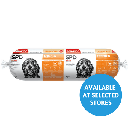 Prime100 SPD Fresh Roll Chicken and Brown Rice 2kg