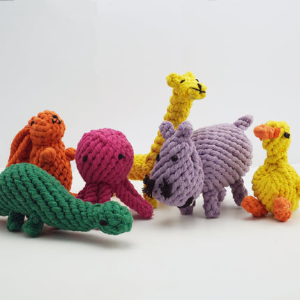 Dan & Sam - Olive the Octopus Rope Dog Toy