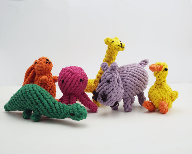 Dan & Sam - Berry the Brontosaurus Rope Dog Toy