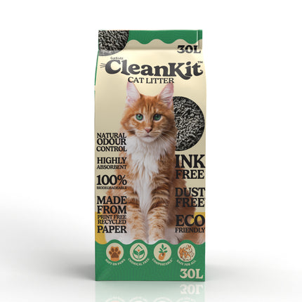 FurKidz CleanKit Paper Cat Litter 30L