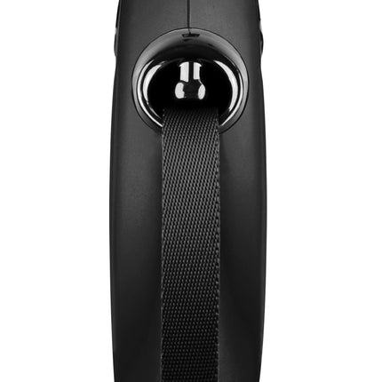 Flexi - New Classic Retractable Tape Lead for Large Dog Black (5m)