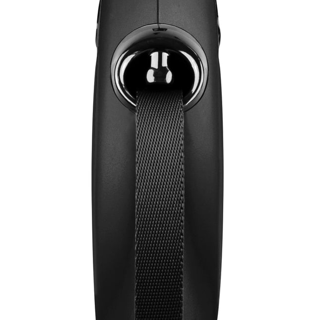 Flexi - New Classic Retractable Tape Lead for X-Small Dog Black (3m)