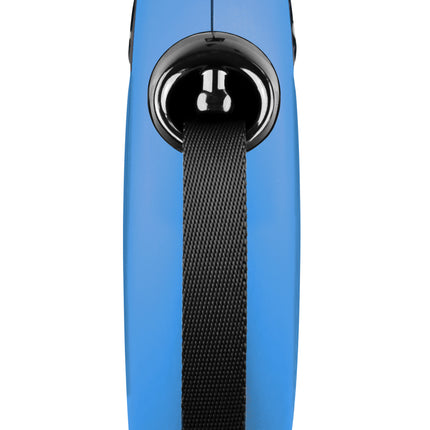 Flexi - New Classic Retractable Tape Lead for Small Dog Blue (5m)