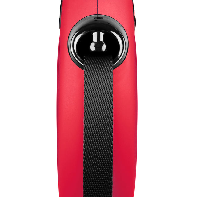 Flexi - New Classic Retractable Tape Lead for Small Dog Red (5m)
