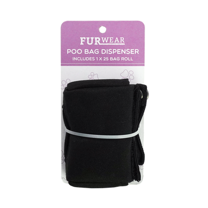 Furwear - Poo Bag Dispenser (Black)