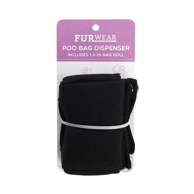Furwear - Poo Bag Dispenser (Black)