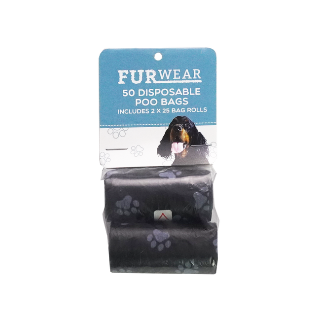 Furwear - Poo Bags (Black) (50pk)