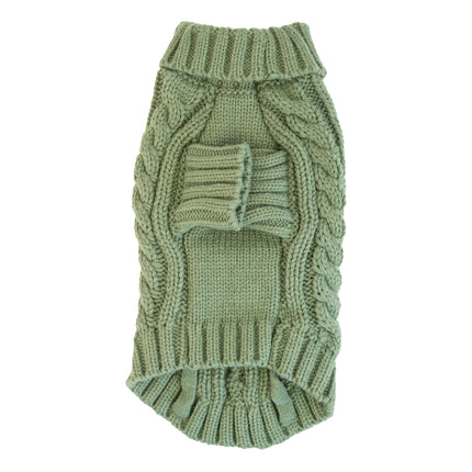 Dan & Sam - Knitted Sweater (Olive Green) - 45cm