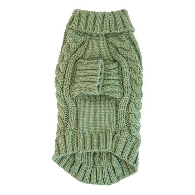 Dan & Sam - Knitted Sweater (Olive Green) - 40cm
