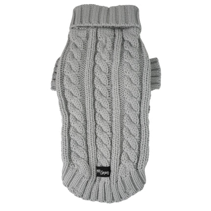 Dan & Sam - Knitted Sweater (Cloud Grey) - 40cm
