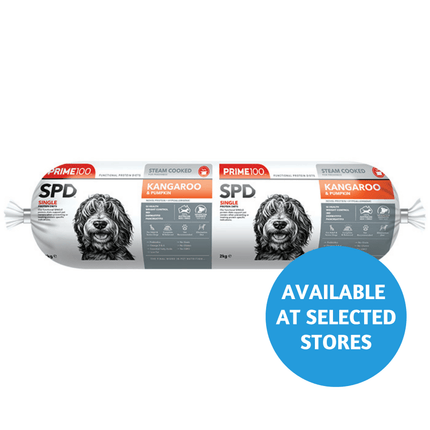 Prime100 SPD Fresh Roll Kangaroo & Pumpkin 2kg