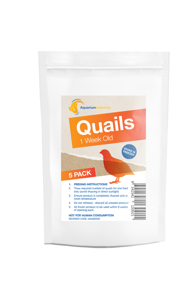 Frozen Quail 1 Week (5pk)