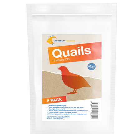 Frozen Quail 2 Week (5pk)