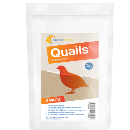 Frozen Quail 5 Week (2pk)