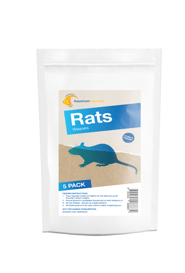 Frozen Rat Weaners (5pk)