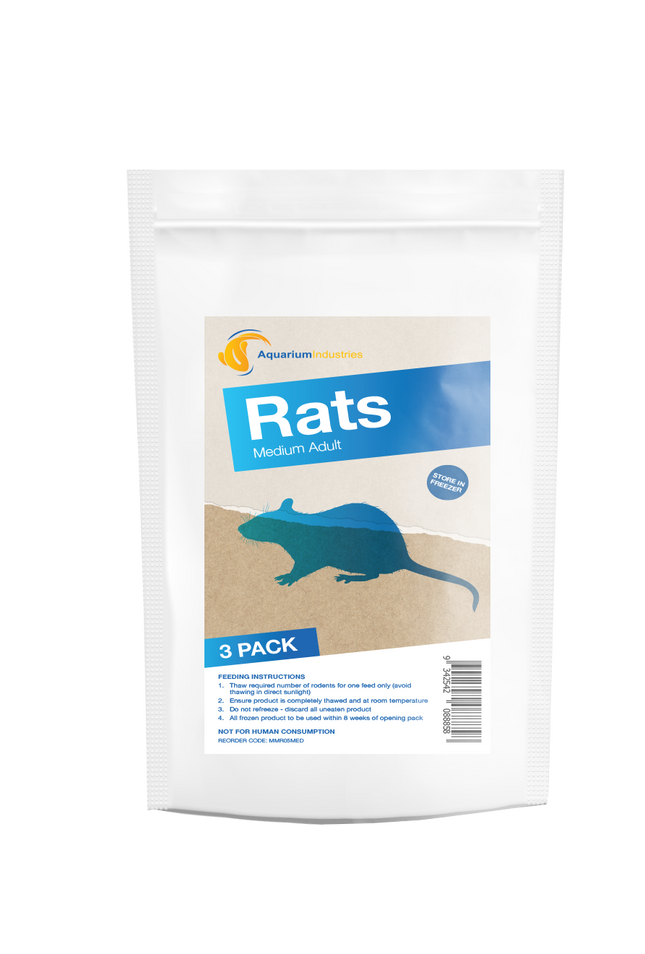 Frozen Rat Medium (3pk)