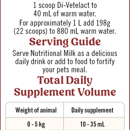 Di-Vetelact - Nutritional Milk (850g)