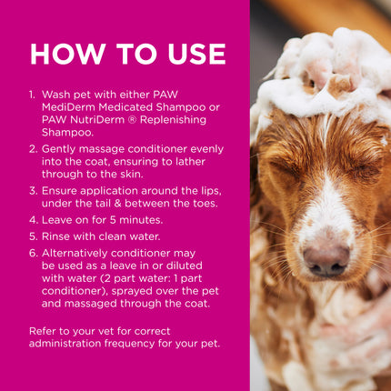 PAW - NutriDerm Replenishing Conditioner for Dogs and Cats (500ml)