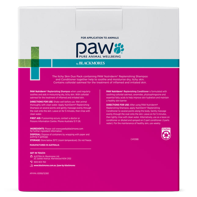 PAW - NutriDerm Itchy Skin Duo Pack for Dogs and Cats (2x200ml)