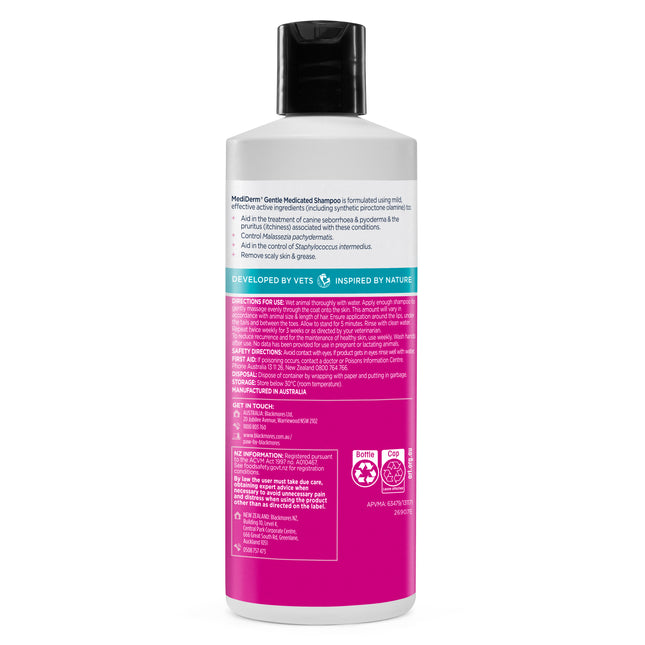 PAW - MediDerm Gentle Medicated Shampoo for Dogs (500ml)
