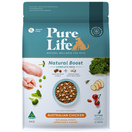 Pure Life - Natural Boost Chicken Kitten Food