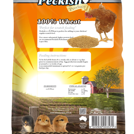 Peckish - 100% Wheat (20kg)