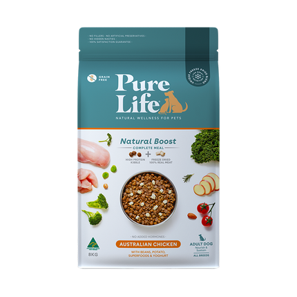 Pure Life - Natural Boost Chicken Dog Food
