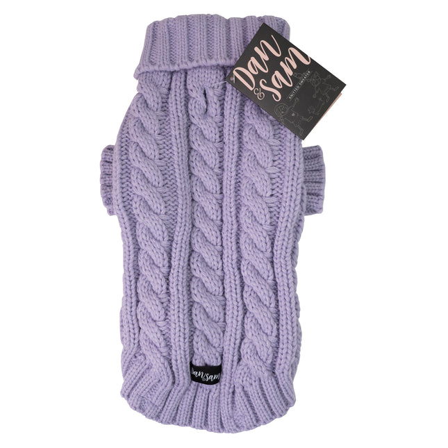 Dan & Sam - Knitted Sweater (Lavender) - 20cm