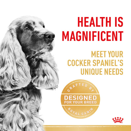 Royal Canin - Cocker Spaniel Breed Adult Dog Dry Food (3kg)