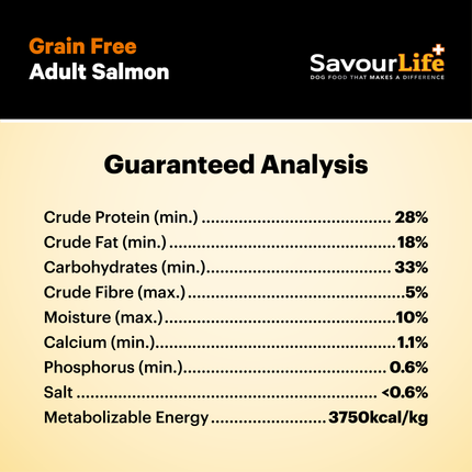 SavourLife - Grain Free Salmon Dog Dry Food (2.5kg)