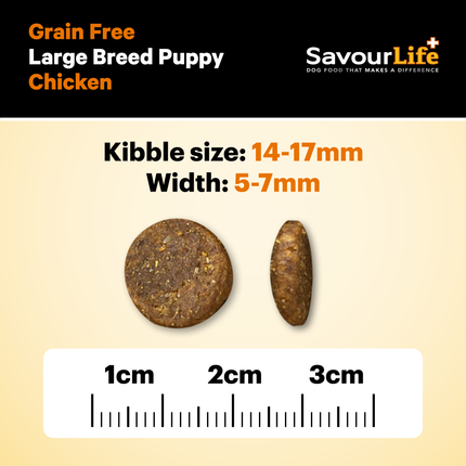 SavourLife - Grain Free Chicken Large Breed Puppy Dog Dry Food (15kg)