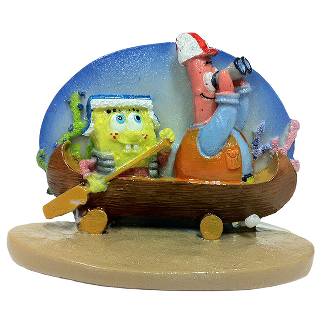 SpongeBob Squarepants & Patrick on Canoe Resin Replica