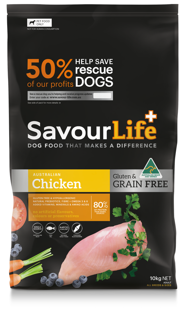 SavourLife - Grain Free Chicken Dog Dry Food (10kg)