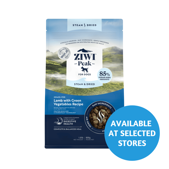 Ziwi Peak Steam & Dried Dog Lamb 800g