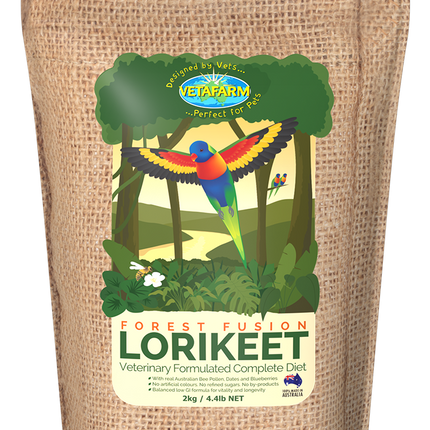 Vetafarm Forest Fusion Lorikeet Diet 2kg
