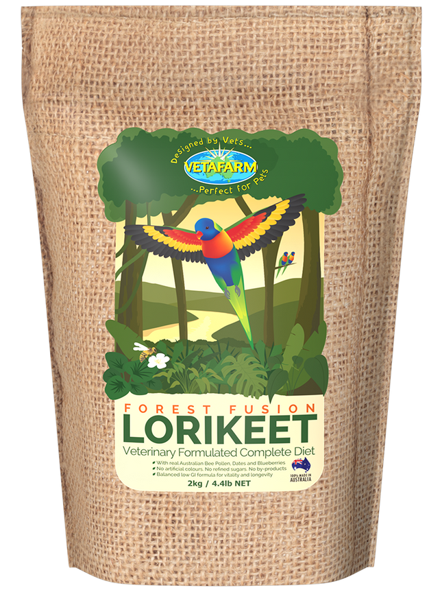 Vetafarm Forest Fusion Lorikeet Diet 2kg